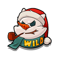 Wild symbol snowman